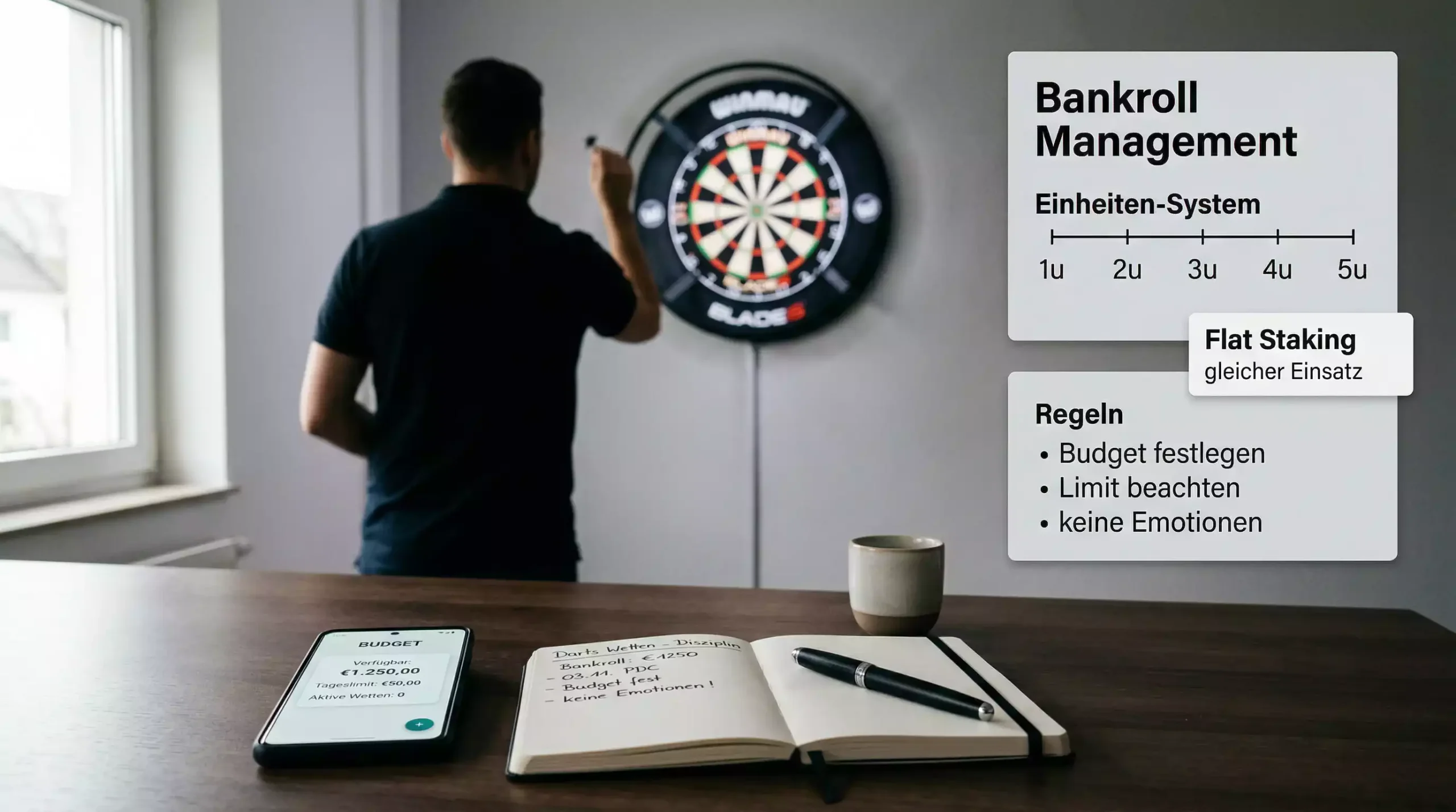 Darts Bankroll Management – Einheiten-System und Disziplin