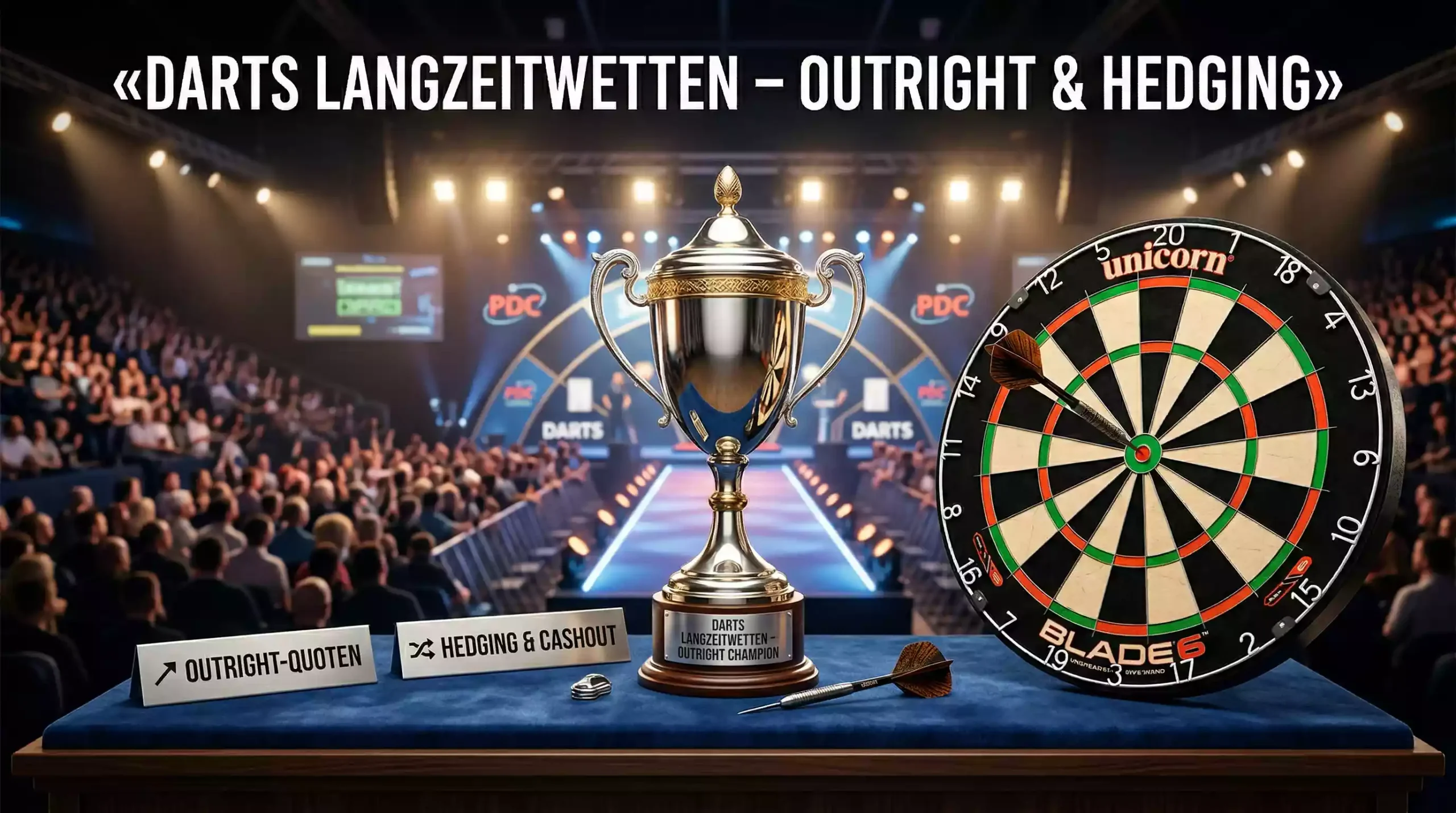 Darts Langzeitwetten – Outright-Wetten und Hedging bei PDC-Turnieren