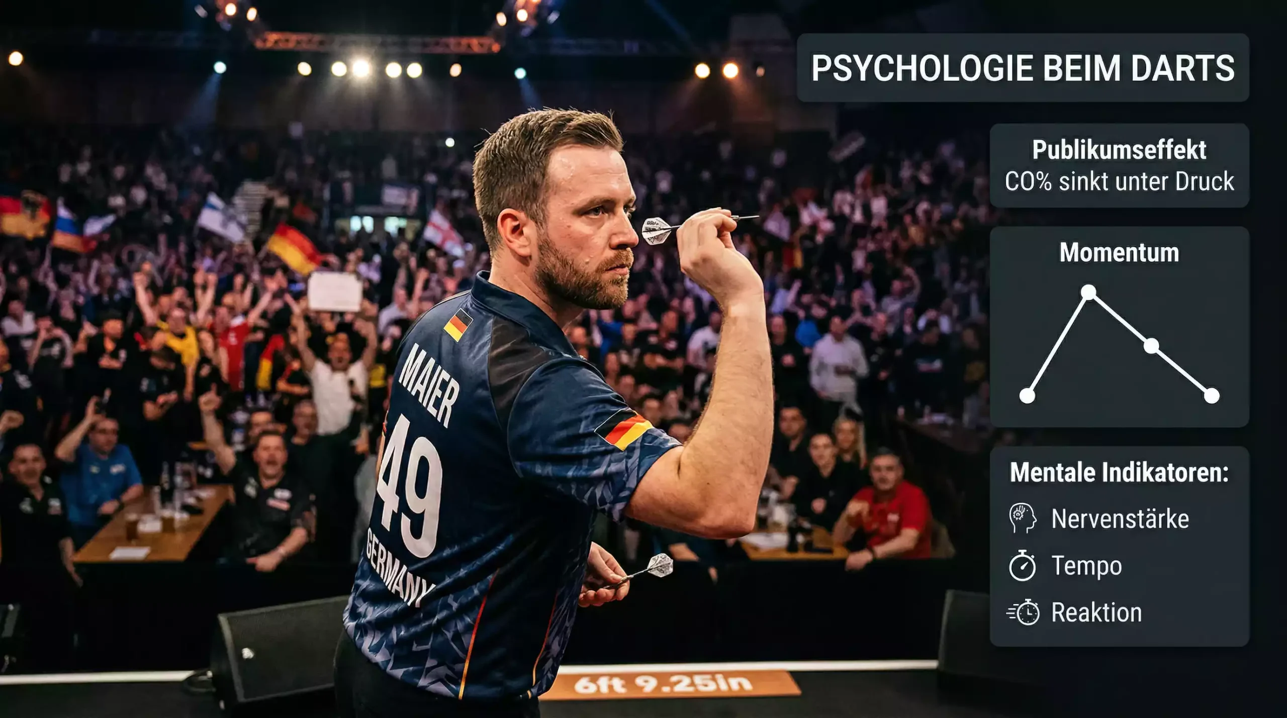 Psychologie beim Darts – Ally-Pally-Druck und mentale Indikatoren